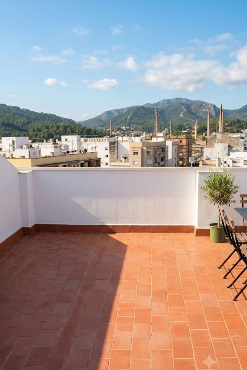 Terraza solárium del dúplex